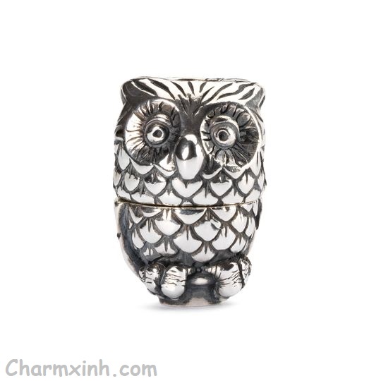 Charm Cú Mèo Trollbeads - Night Owl Pendant Cb012